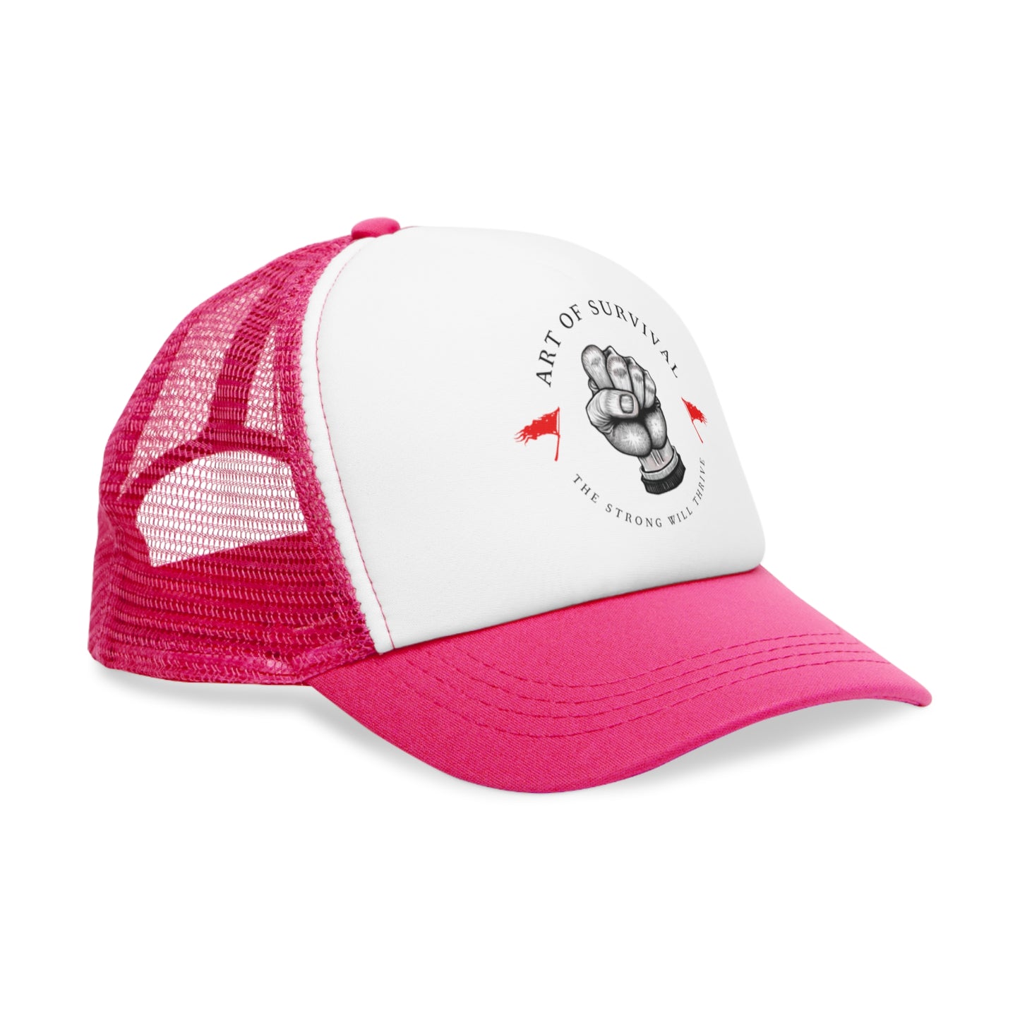 Art of Survival Mesh Cap - The Strong Will Thrive Trucker Hat