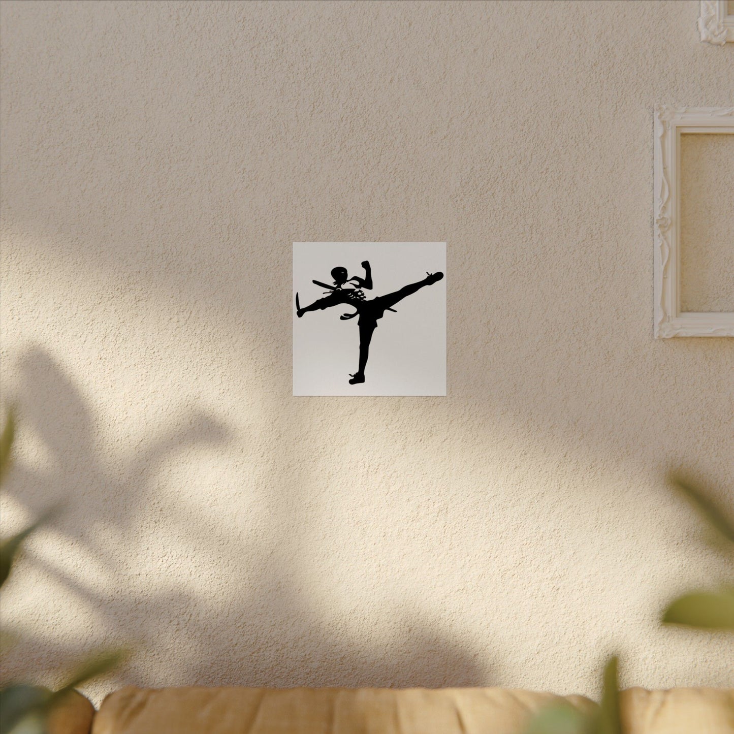 Art of Survival "Ninja-Man" Textured Watercolor Matte Posters