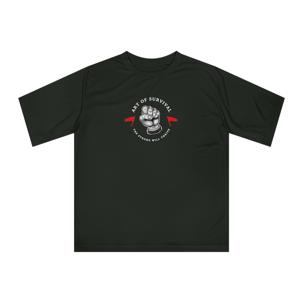 Martial Arts Logo Performance T-shirt - The Art of Survival - Fist