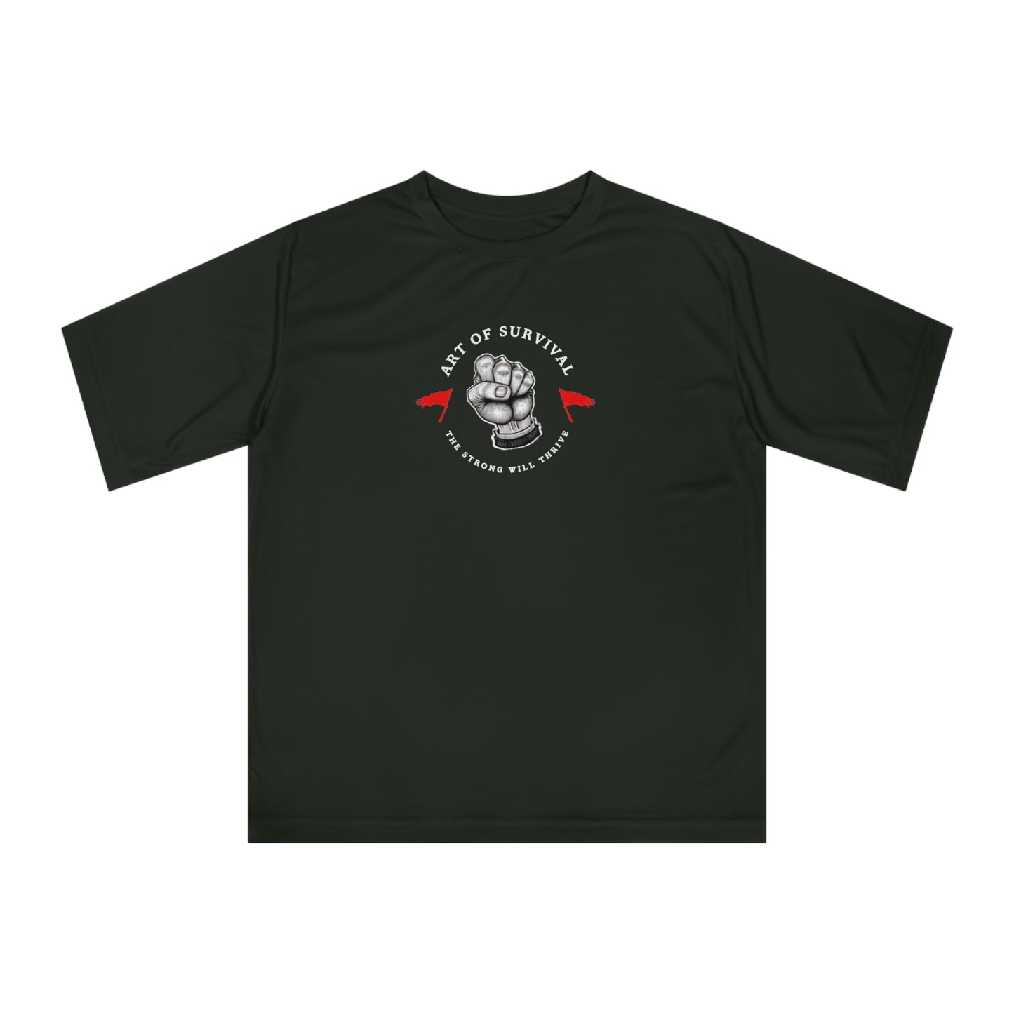 Martial Arts Logo Performance T-shirt - The Art of Survival - Fist
