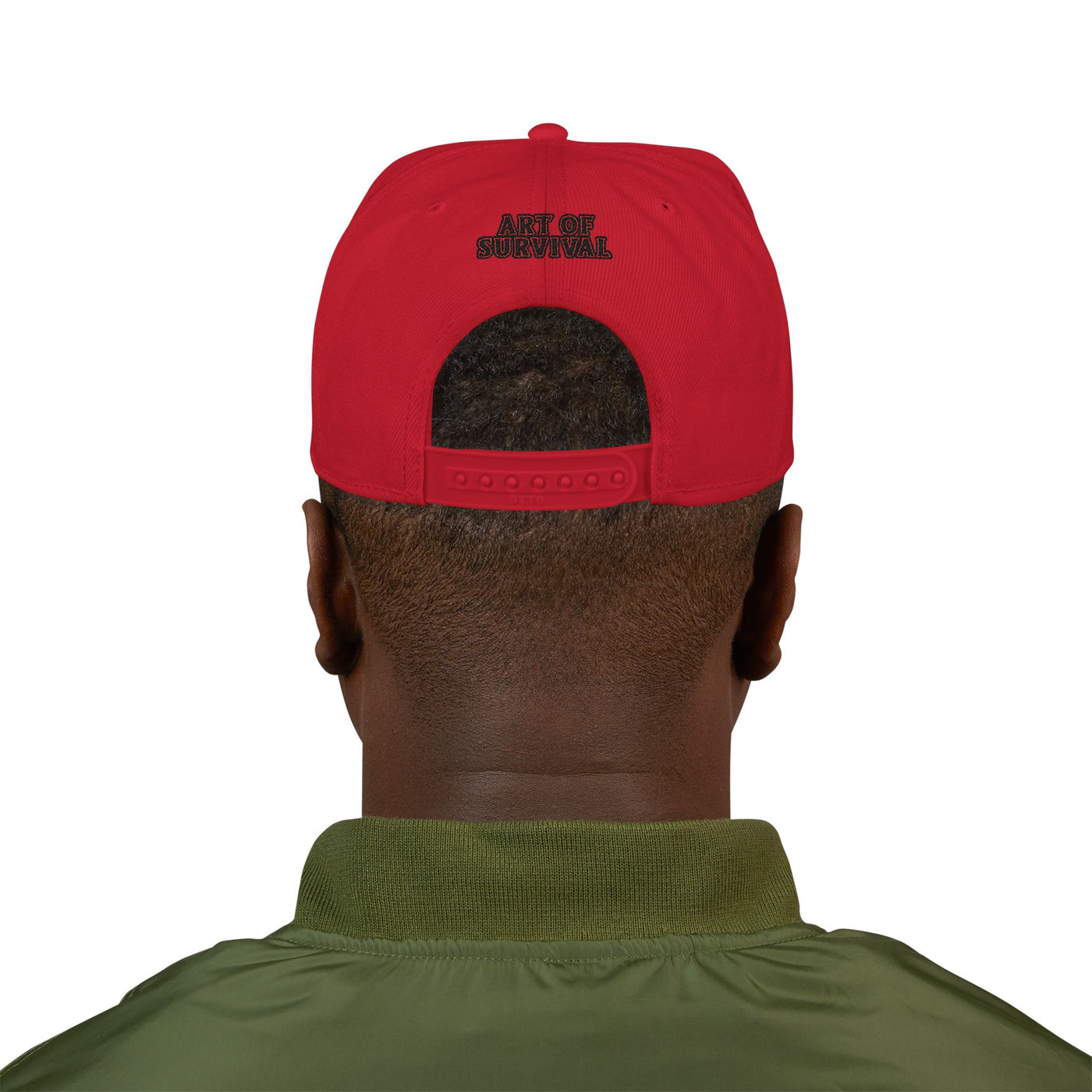 Snapback Cap - The Art of Survival Fist Logo Embroidery Hat - Martial Arts Fitness Longevity Apparel