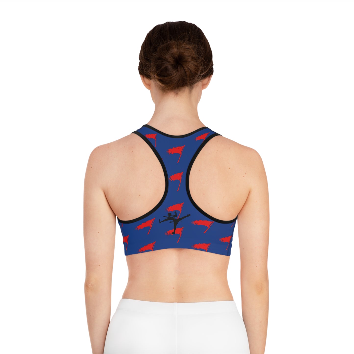 Sports Bra - The Art of Survival- Flag (All Over) Logo - Fitness - Brand
