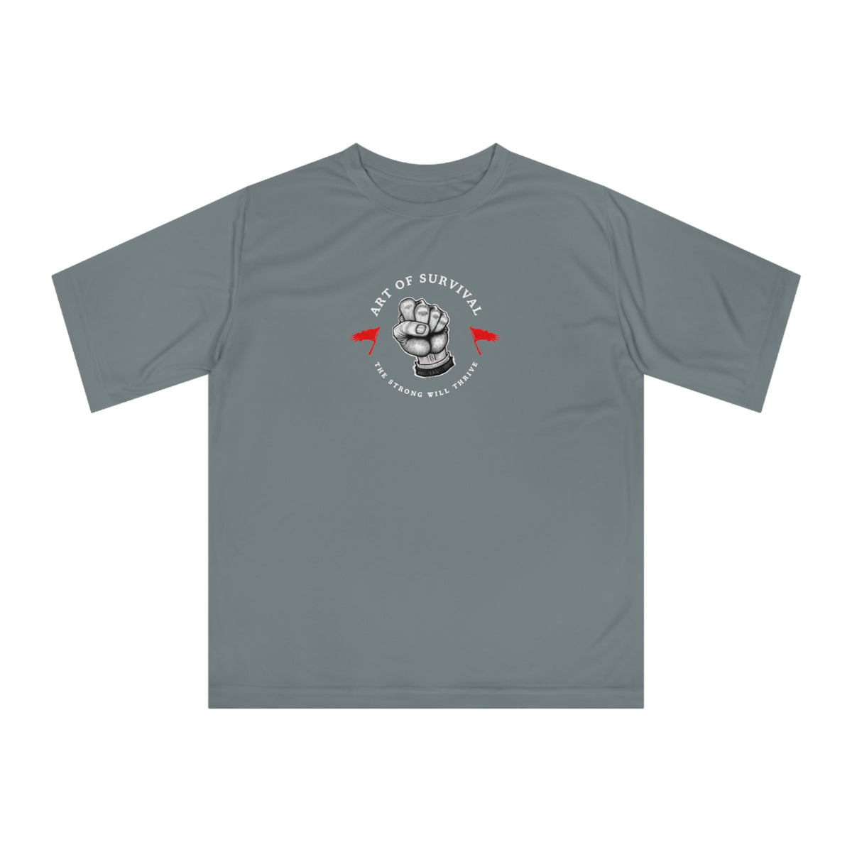 Martial Arts Logo Performance T-shirt - The Art of Survival - Fist
