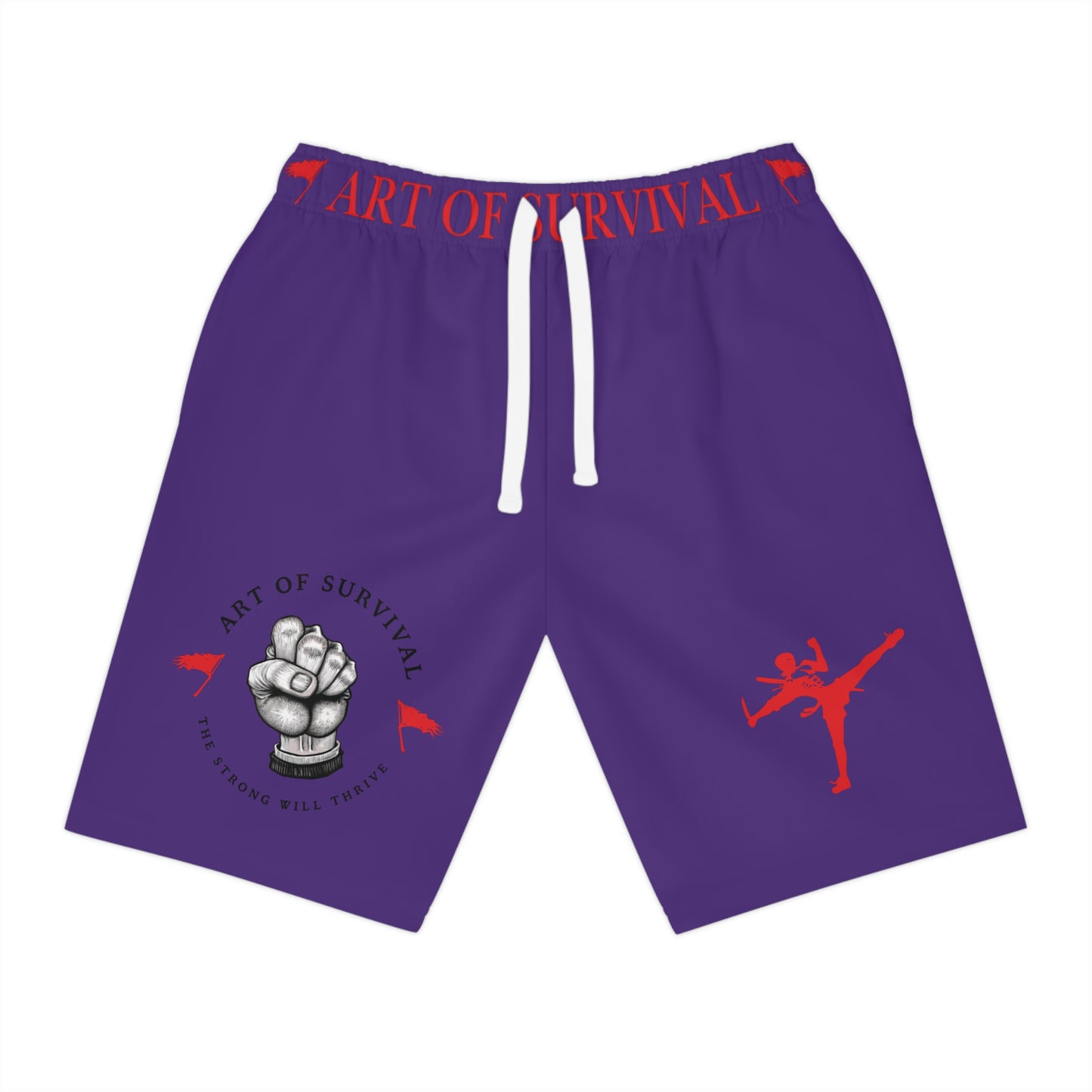 Athletic Shorts - The Art of Survival - Martial Arts and Fitness Lifestyle Brand