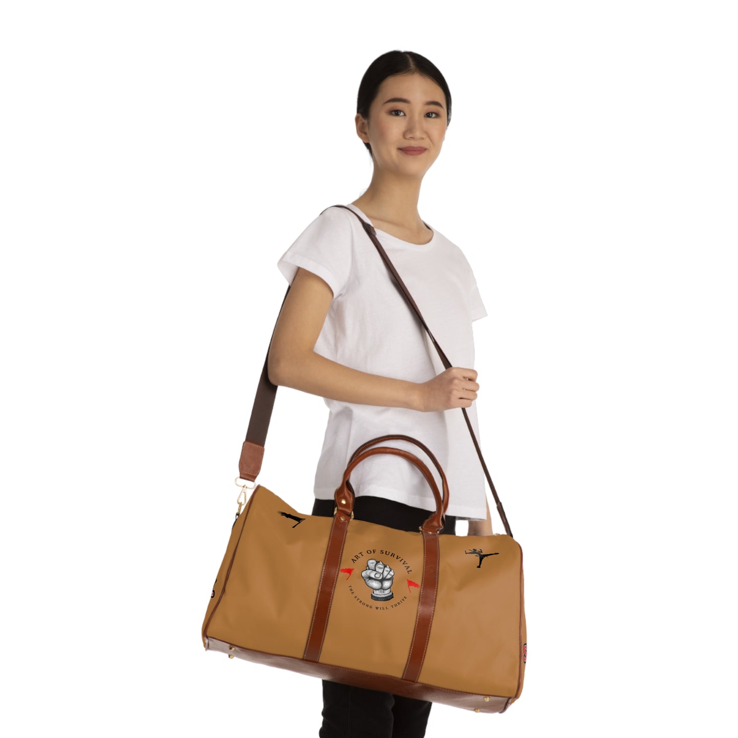 Waterproof Travel Bag - Art of Survival, Perfect for Adventurers, Gym, Beach, Hiking, Weekend Getaways, Durable and Stylish