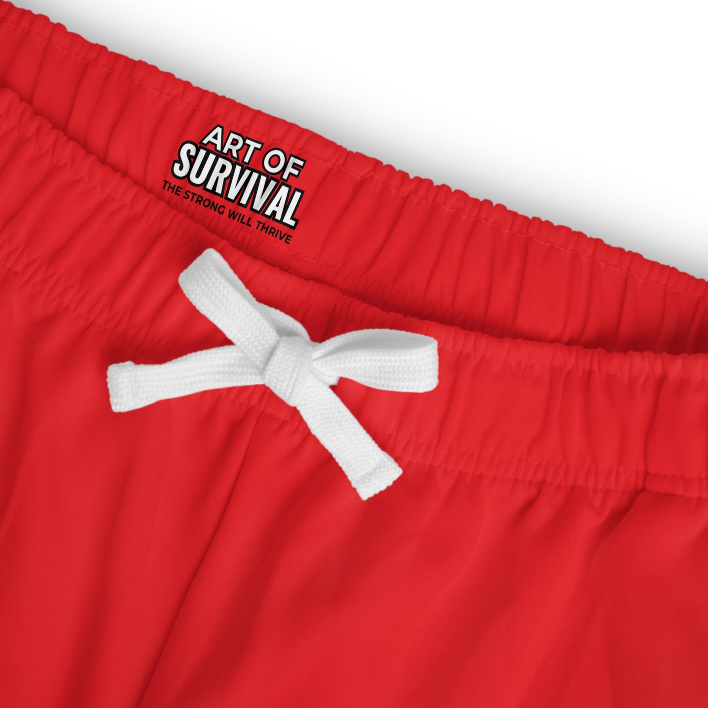 Men's Art of Survival Athletic Long Shorts - Fist Design - Fitness Brand