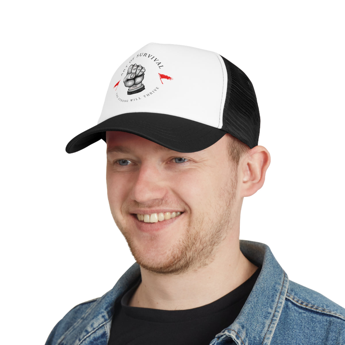Art of Survival Mesh Cap - The Strong Will Thrive Trucker Hat