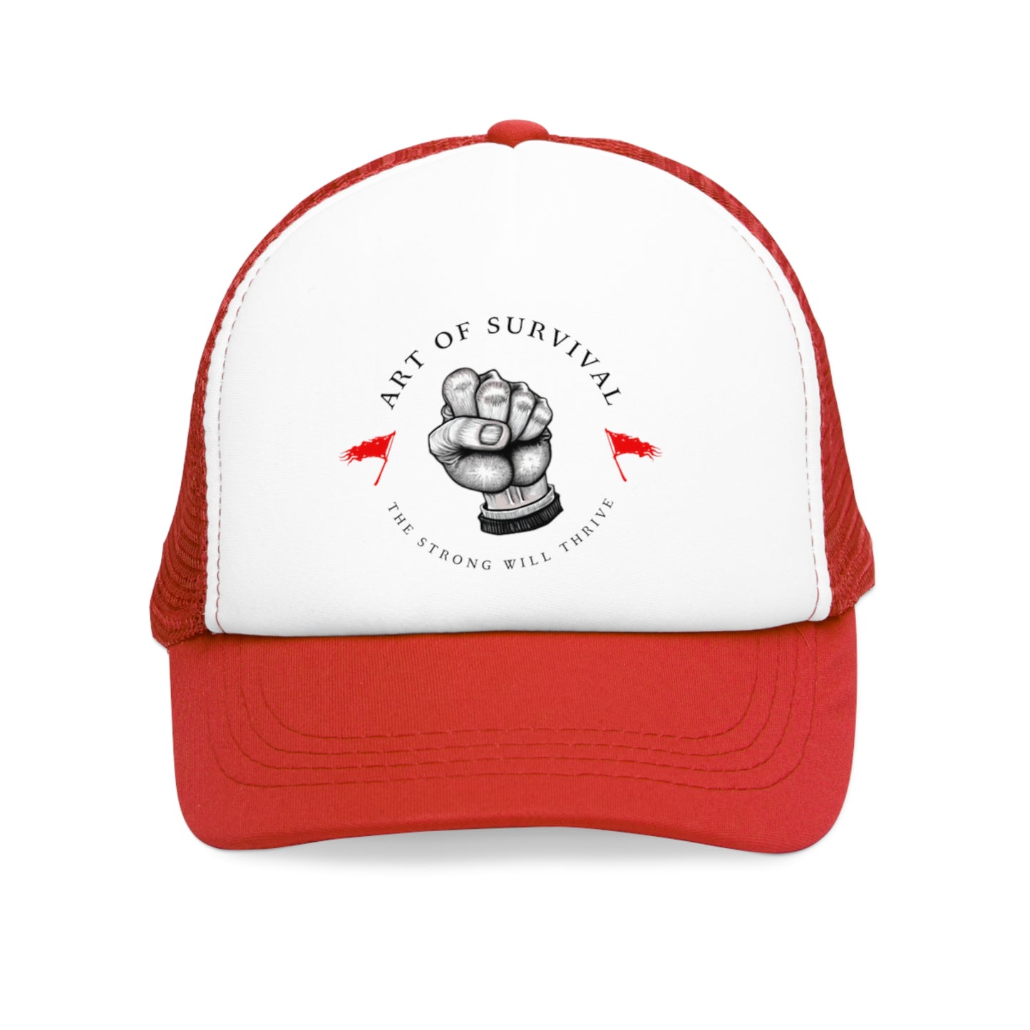 Art of Survival Mesh Cap - The Strong Will Thrive Trucker Hat