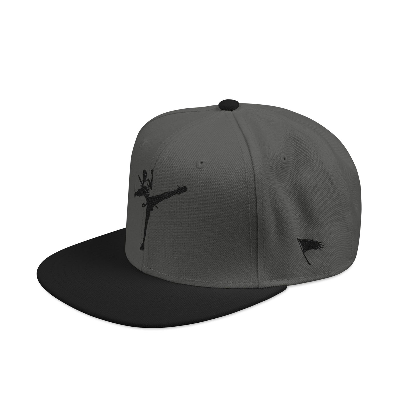 Snapback Cap - Art of Survival Ninja man Logo Embroidery Hat - Martial Arts Fitness Longevity Apparel