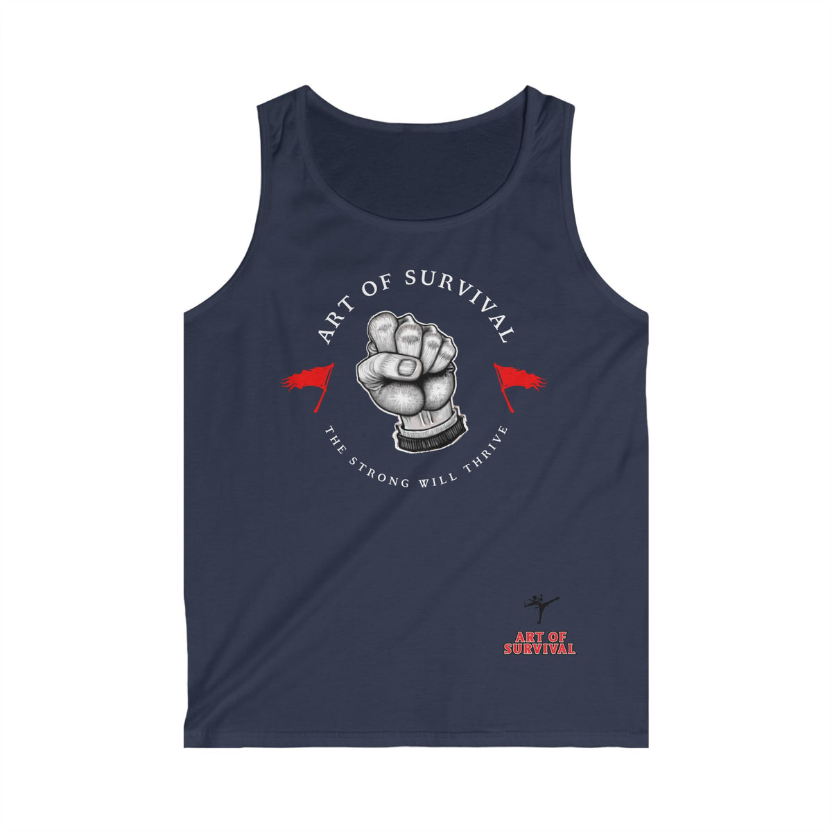 Tank Top - The Art of Survival - Martial Arts - Men's Softstyle - Tank Top