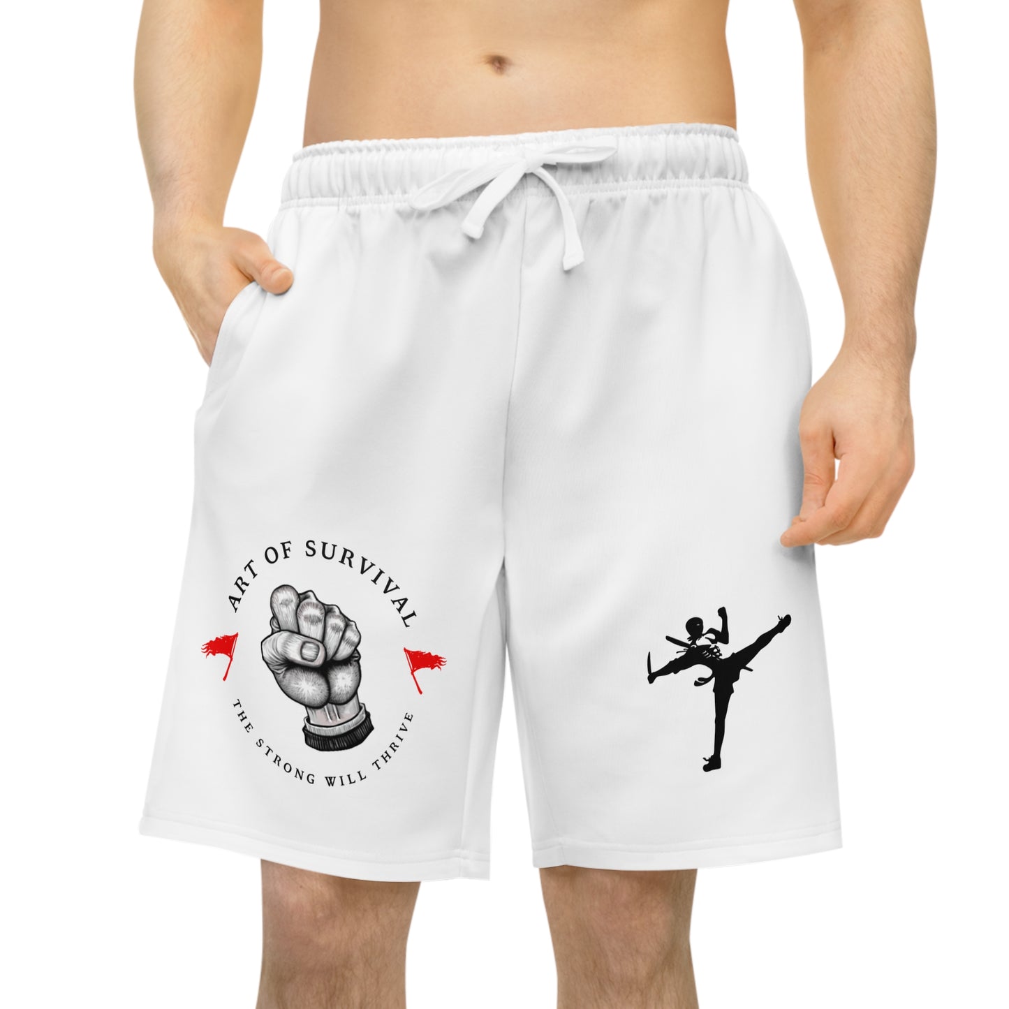 Athletic Shorts - The Art of Survival - Martial Arts and Fitness Lifestyle Brand
