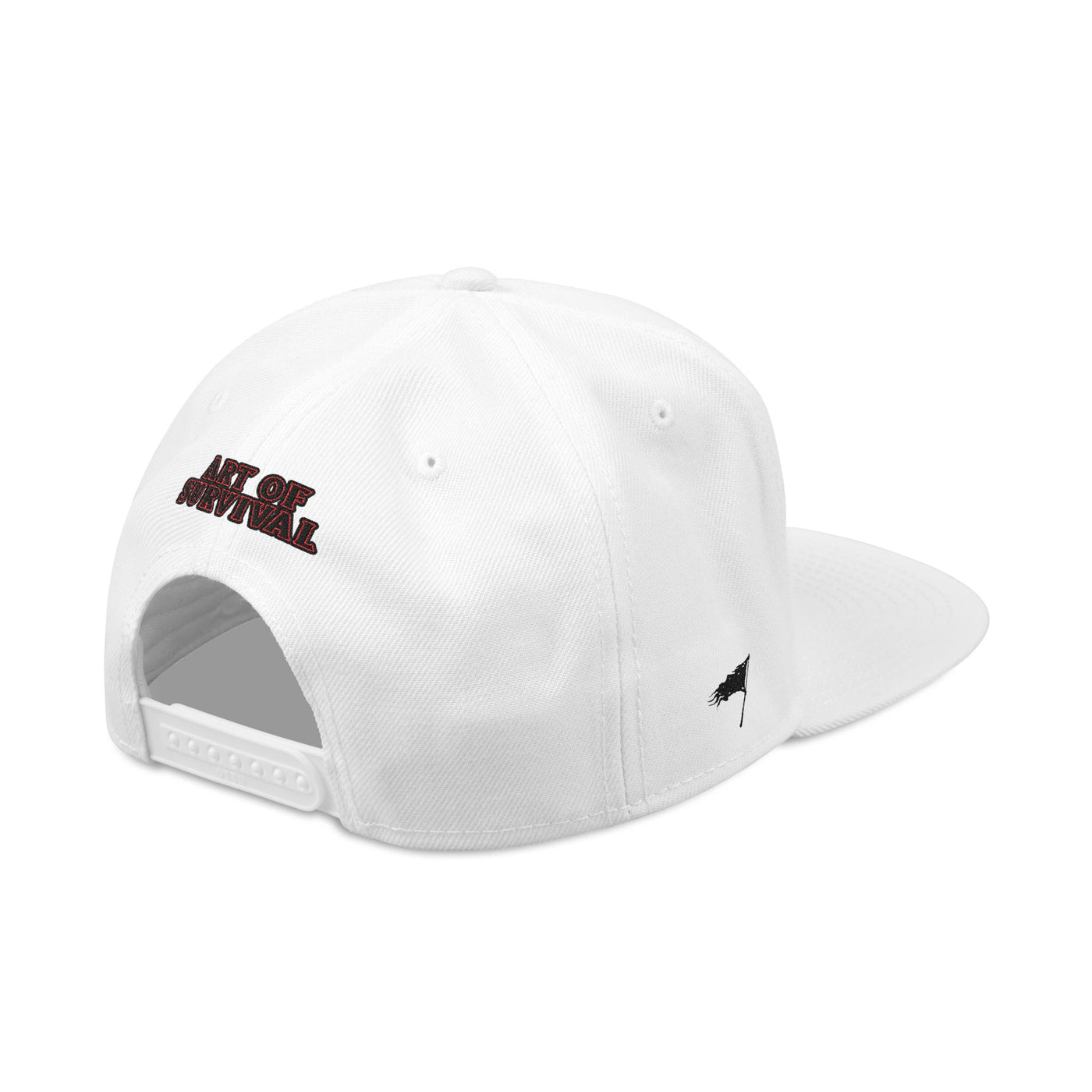 Snapback Cap - The Art of Survival Fist Logo Embroidery Hat - Martial Arts Fitness Longevity Apparel