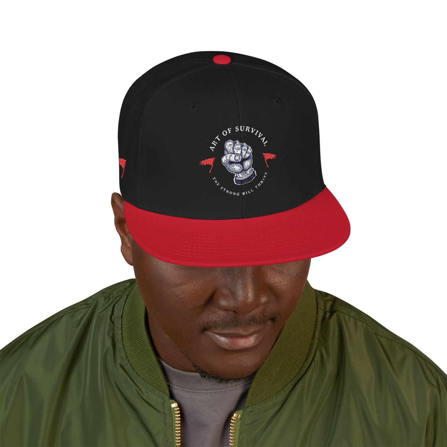 Snapback Cap - The Art of Survival Martial Arts Logo - Health & Fitness Lifestyle Brand