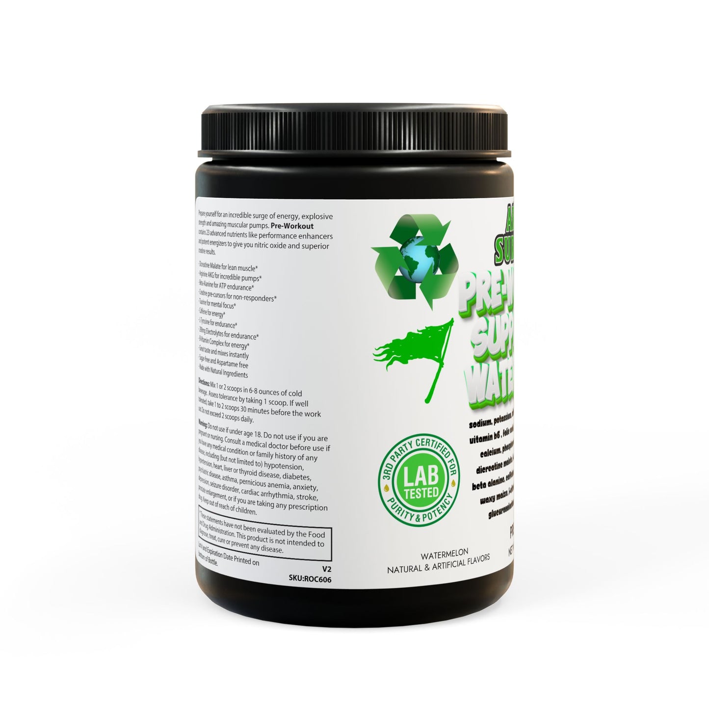 Pre-Workout Supplement, Watermelon (300g, 10.58oz)