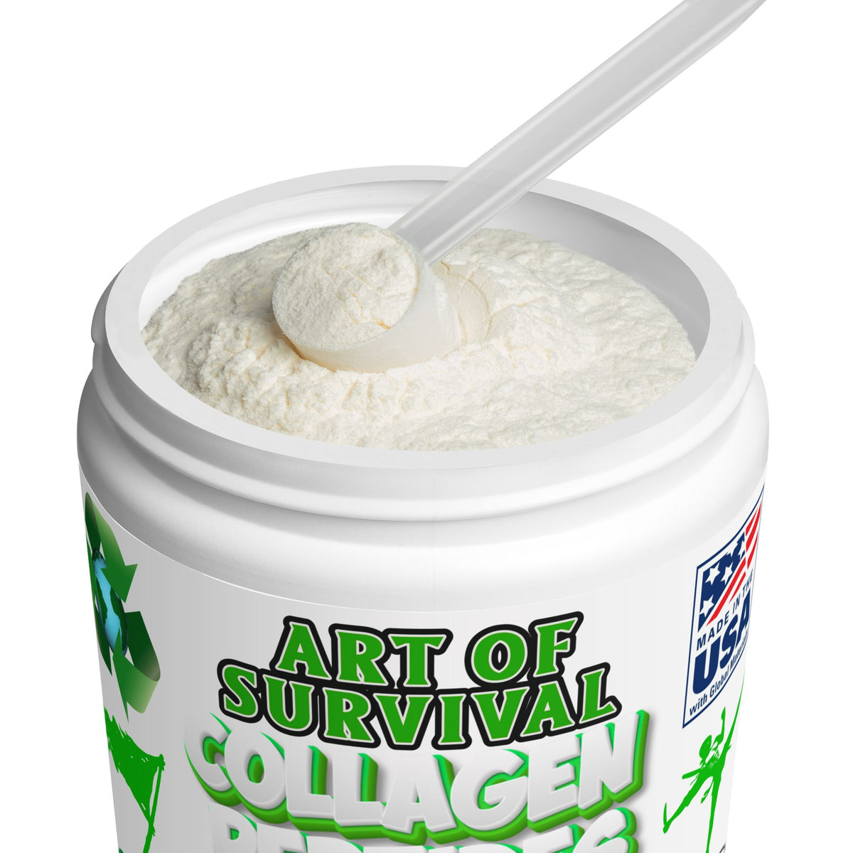 Collagen Peptides Type I & III Supplement (350g, 12.3oz)