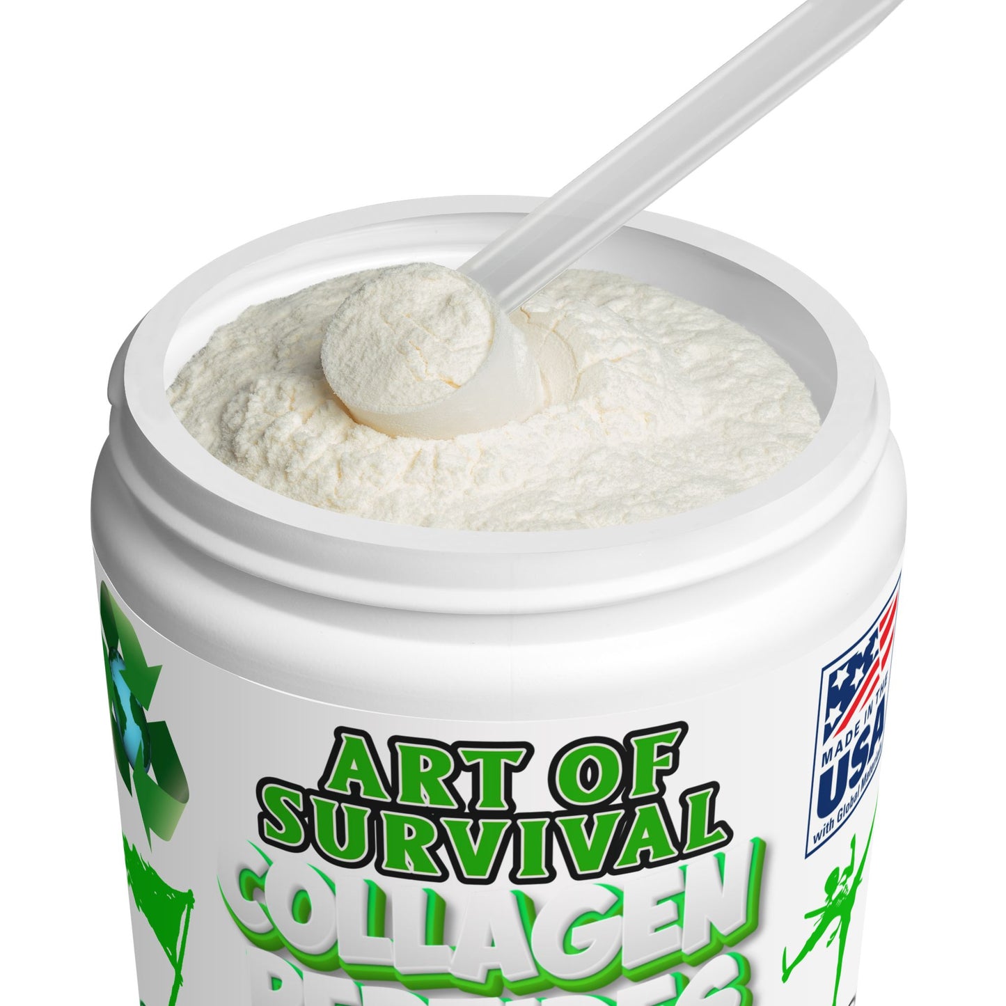 Collagen Peptides Type I & III Supplement (350g, 12.3oz)