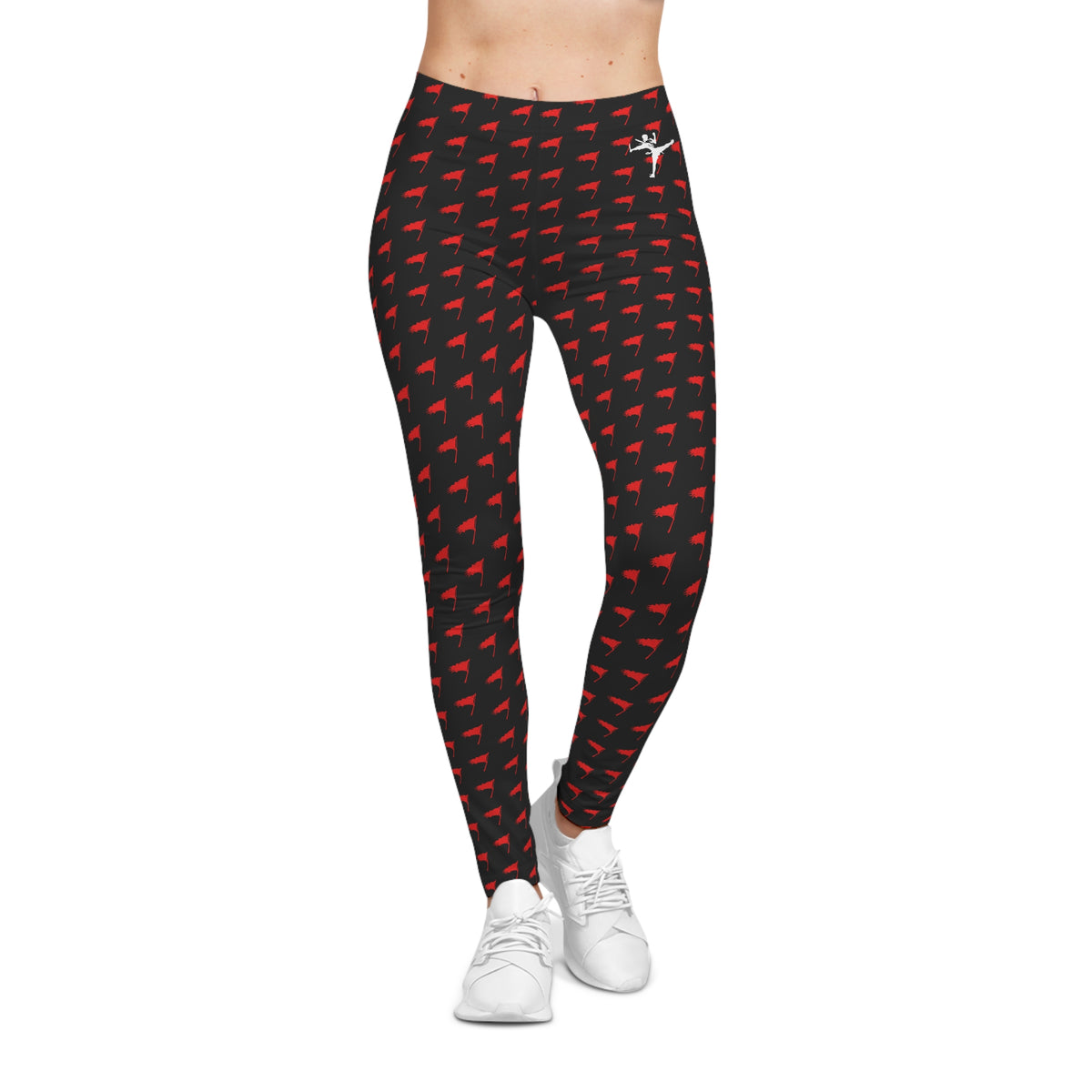 Leggings - The Art of Survival - Flag (All Over) Logo - Fitness Apparel
