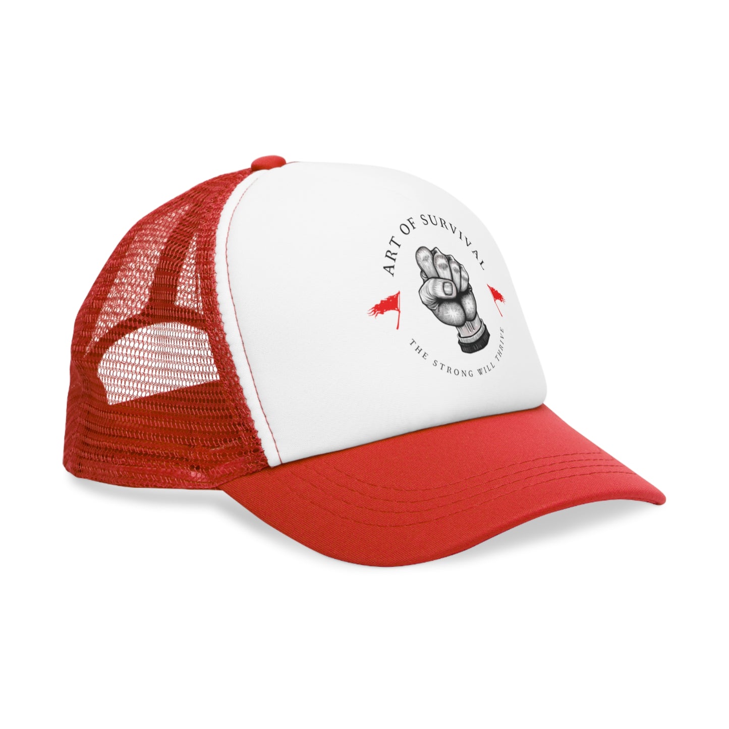Art of Survival Mesh Cap - The Strong Will Thrive Trucker Hat
