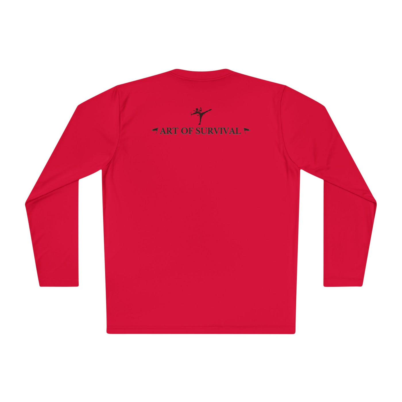 Long Sleeve Tee - "The Art of Survival" Fitness - Martial Arts - Activewear - Fist Design