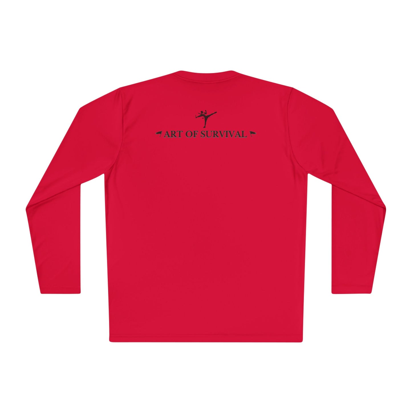 Long Sleeve Tee - "The Art of Survival" Fitness - Martial Arts - Activewear - Fist Design