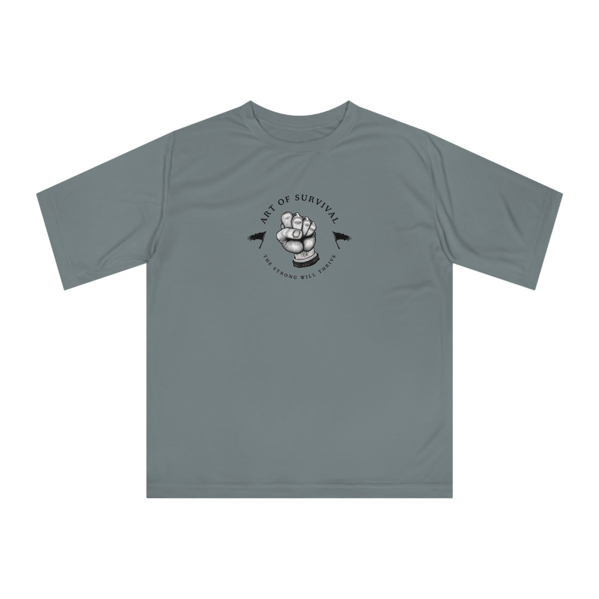 Martial Arts Logo Performance T-shirt - The Art of Survival - Fist