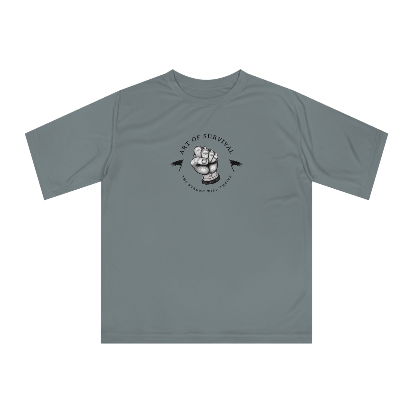 Martial Arts Logo Performance T-shirt - The Art of Survival - Fist
