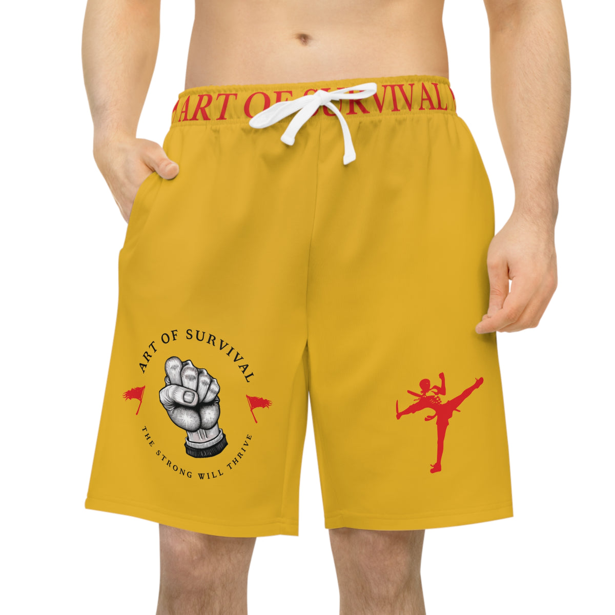 Athletic Shorts - The Art of Survival - Martial Arts and Fitness Lifestyle Brand
