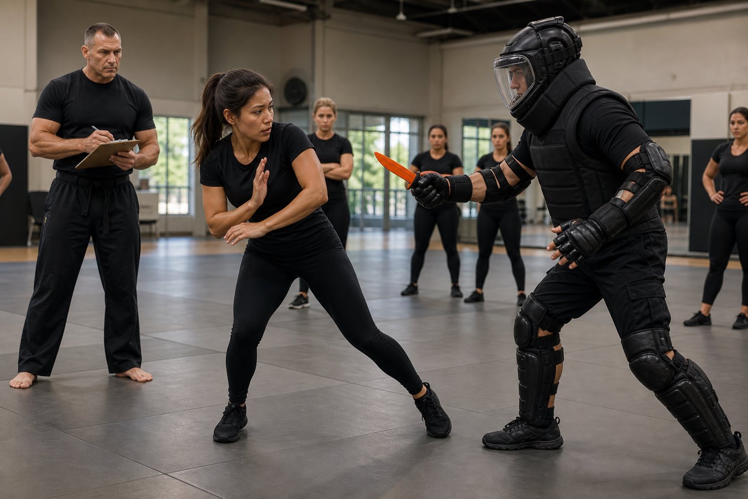 Martial arts proficiency experiment bout 09: Knife-threat bout
