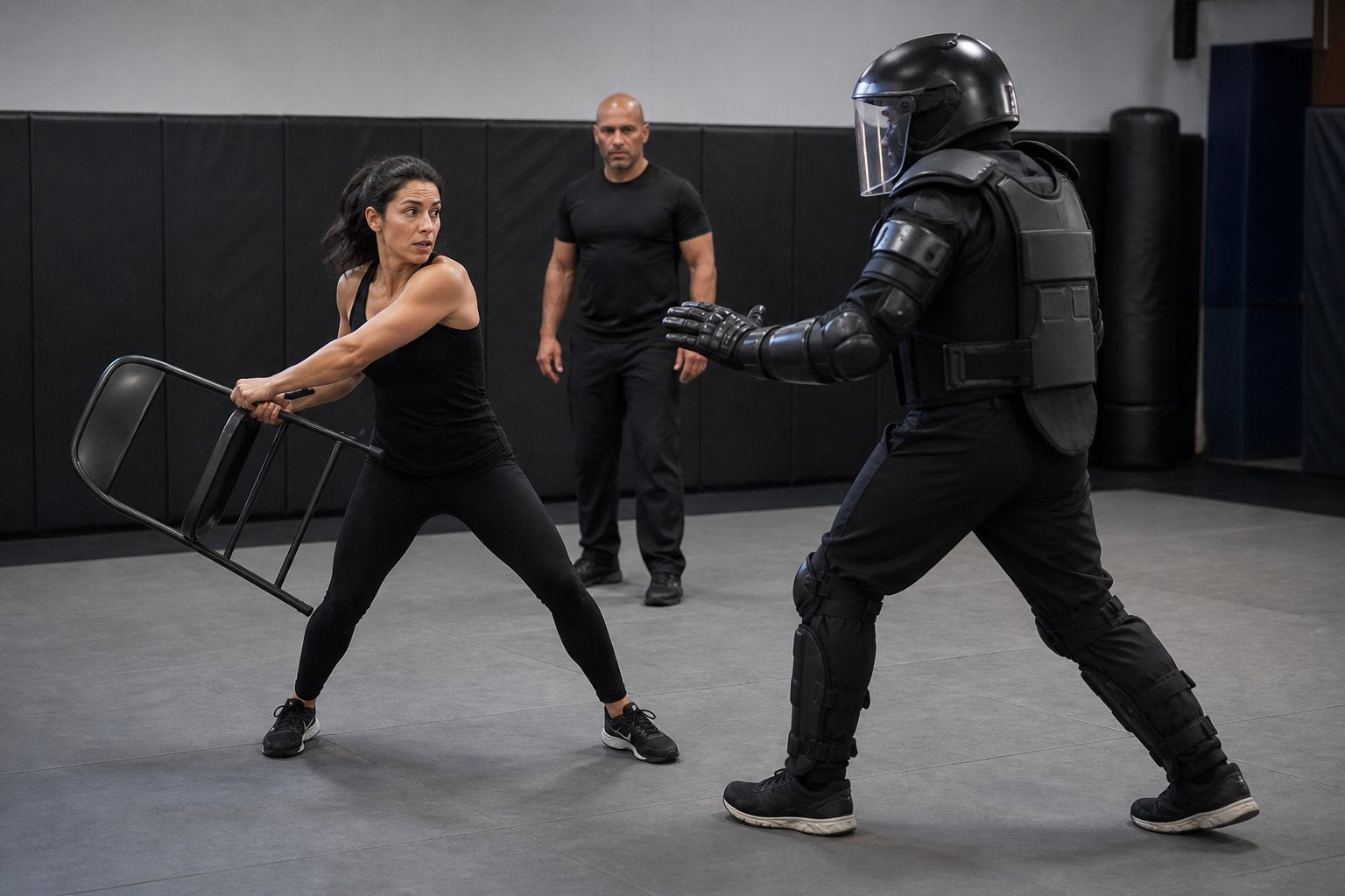 Martial arts proficiency experiment bout 13: Barrier-and-exit bout