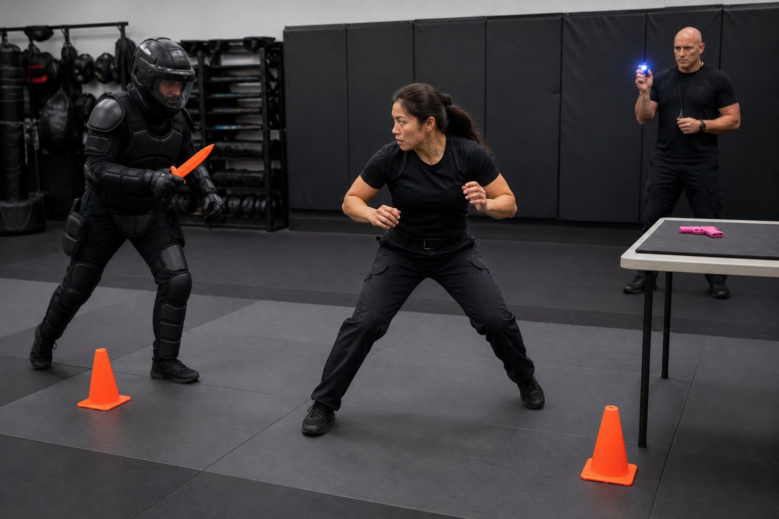 Martial arts proficiency experiment bout 16: Dual-task bout