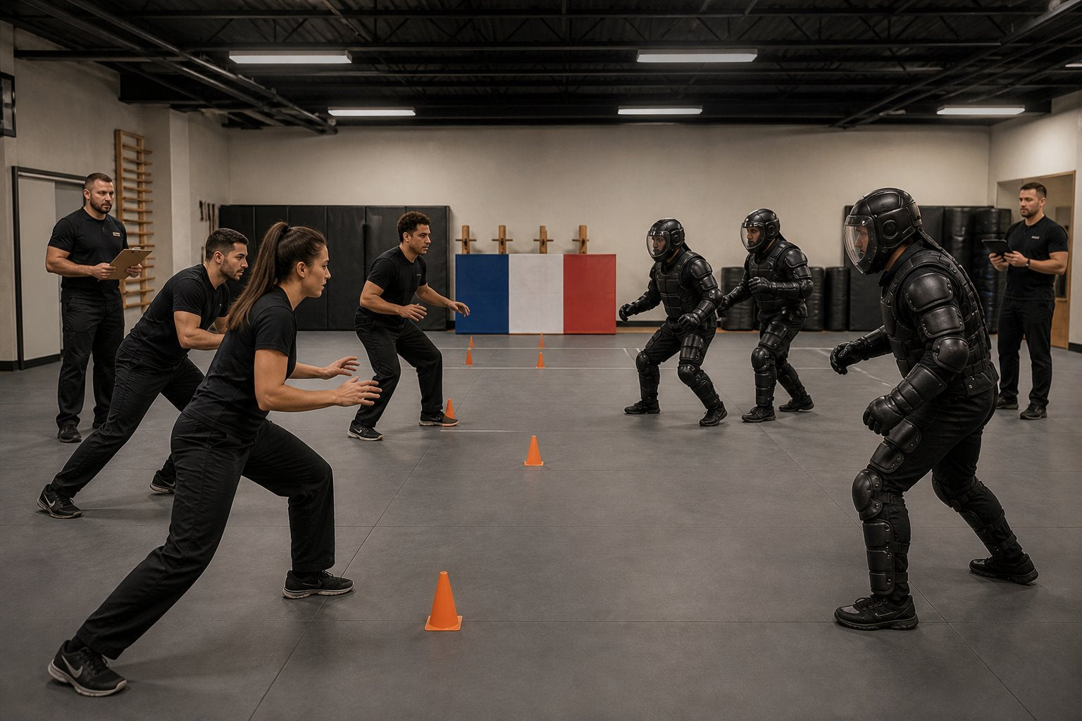 Martial arts proficiency experiment bout 45: Team-versus-team bout