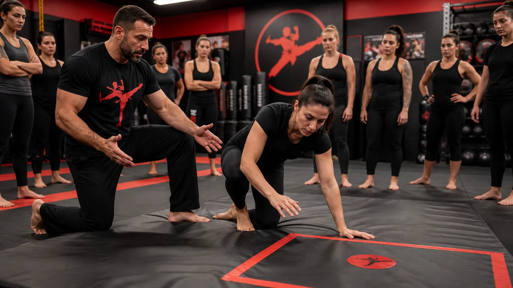 Protocol 27 training exercise in a supervised Art of Survival dojo