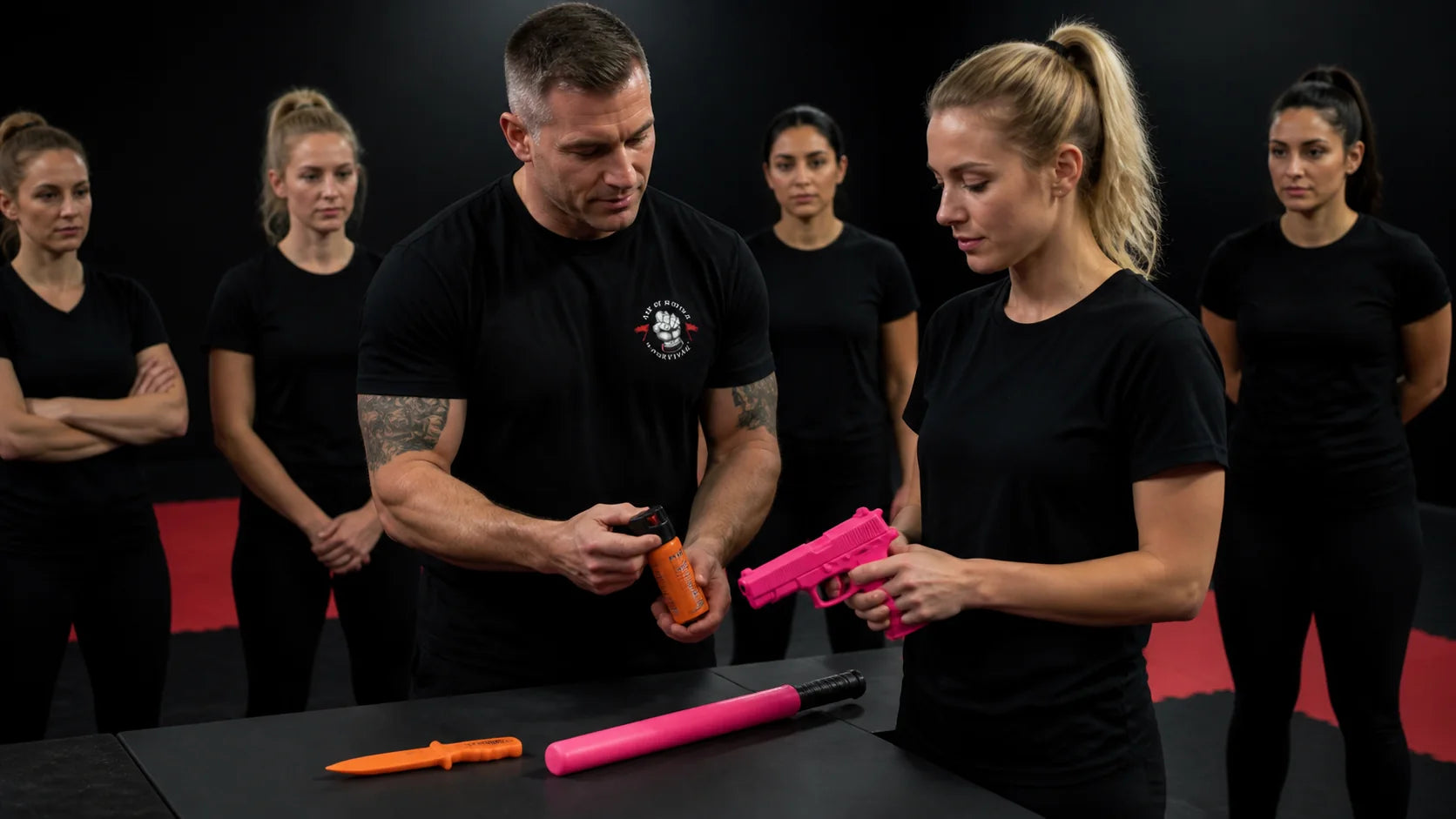 Protocol 29 training exercise in a supervised Art of Survival dojo