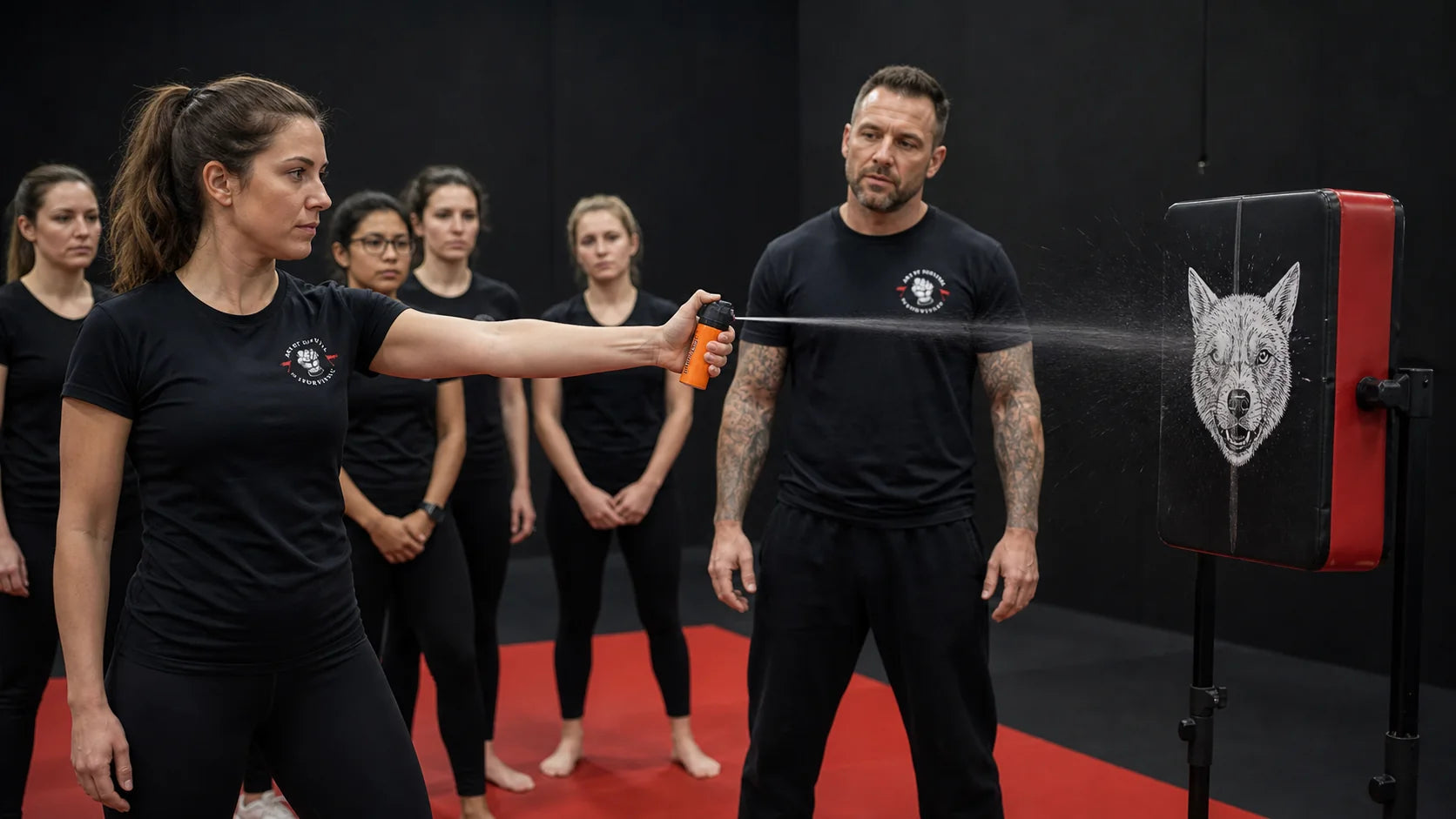 Protocol 31 training exercise in a supervised Art of Survival dojo