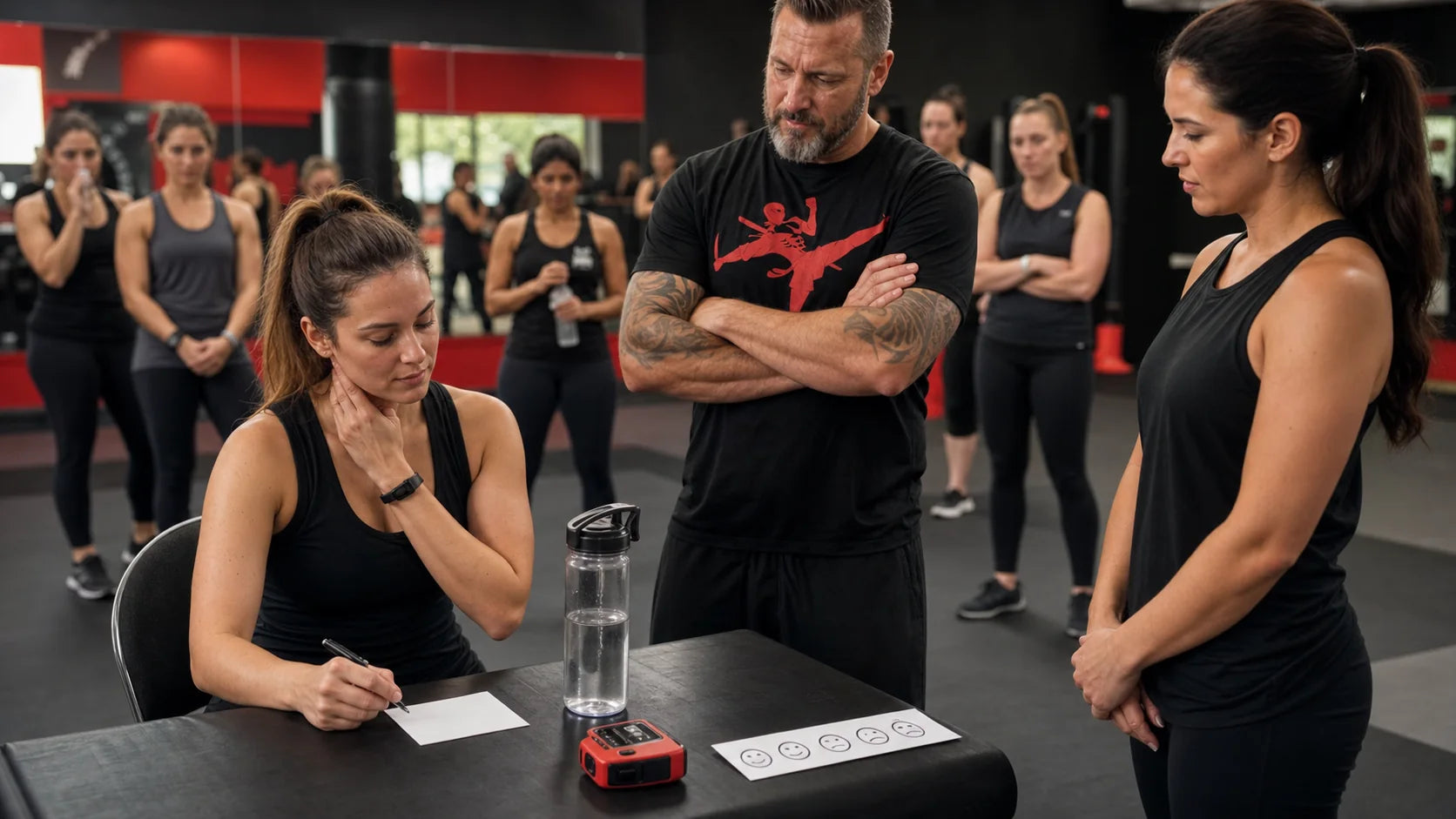 Protocol 44 training exercise in a supervised Art of Survival dojo